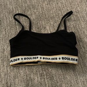 University of Colorado Boulder bra top